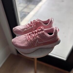 Nike React Infinity Run Flyknit 2 Womens 9 Pink Glaze Running Shoes CT2423-600